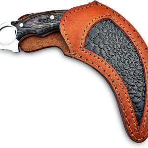 SOG Instinct Mini Small Fixed Blade Knife- 8.75 Inch x 1 Inch x 4 Inch Full Tang Adjustable Clip Belt or Boot Knife with Tactical Knife Sheath and Neck Knife Lanyard (NB1002-CP)