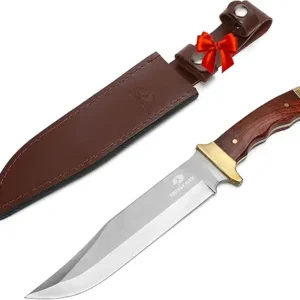 Cold Steel Marauder 9" Japanese AUS8A Clip Point Blade 5.125" Kray-Ex Handle Tactical Outdoor Hunting Fixed Blade Knife w/Secure-Ex Sheath