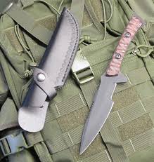 Rising Carfts Handmade-Fixed Blade-Tracker Knife-Outdoor Camping Knife With Sheath For Bushcarfting & Outdoor Survival.